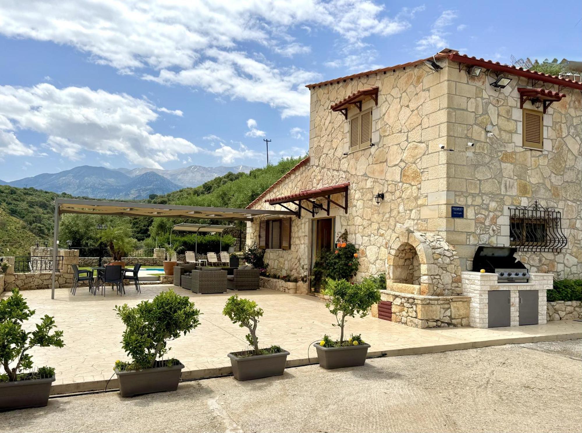 Villa Vangelis Stylos Crete Samonas Ngoại thất bức ảnh